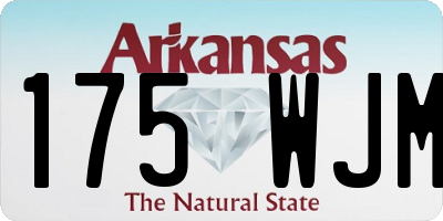 AR license plate 175WJM