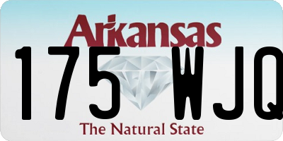 AR license plate 175WJQ