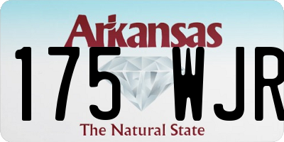 AR license plate 175WJR