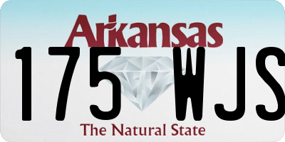 AR license plate 175WJS