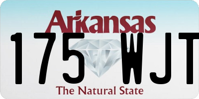 AR license plate 175WJT