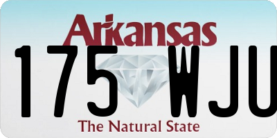 AR license plate 175WJU