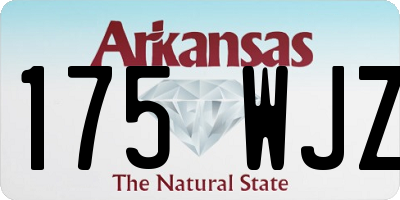 AR license plate 175WJZ