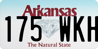 AR license plate 175WKH