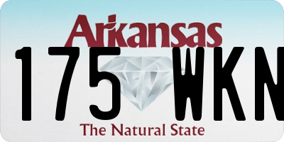 AR license plate 175WKN