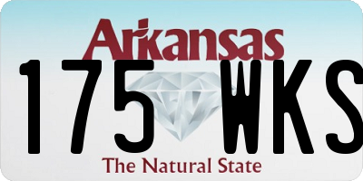 AR license plate 175WKS