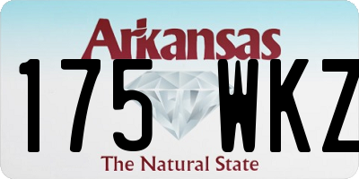 AR license plate 175WKZ