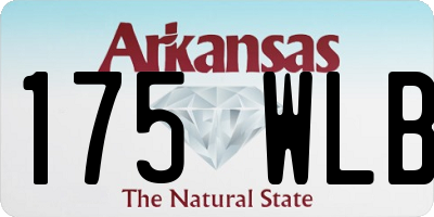 AR license plate 175WLB