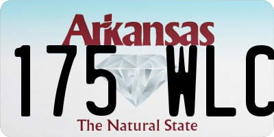 AR license plate 175WLC