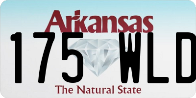 AR license plate 175WLD