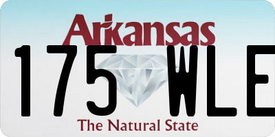 AR license plate 175WLE