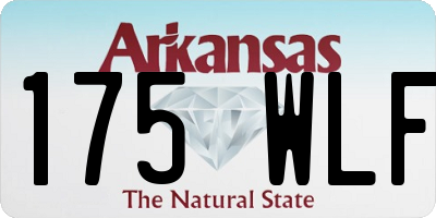 AR license plate 175WLF
