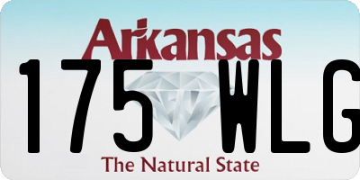 AR license plate 175WLG