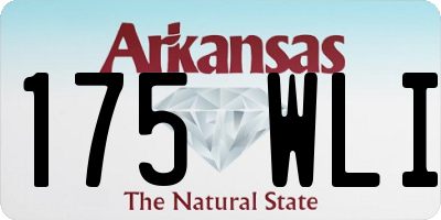 AR license plate 175WLI