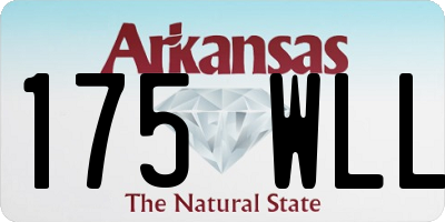 AR license plate 175WLL