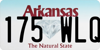 AR license plate 175WLQ
