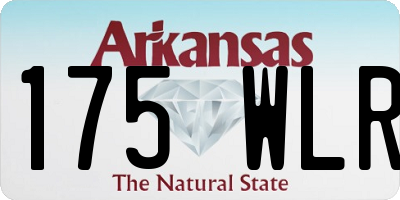 AR license plate 175WLR