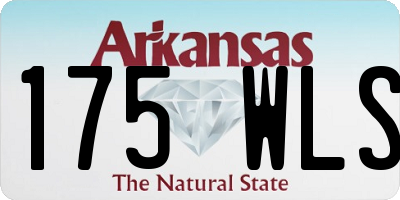 AR license plate 175WLS