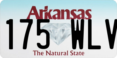 AR license plate 175WLV