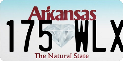 AR license plate 175WLX