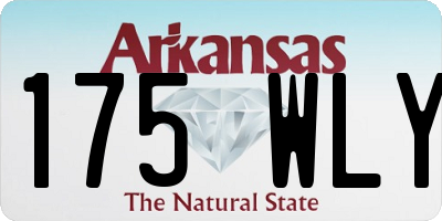 AR license plate 175WLY