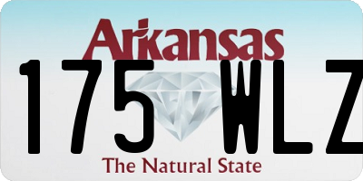 AR license plate 175WLZ