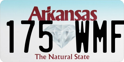 AR license plate 175WMF
