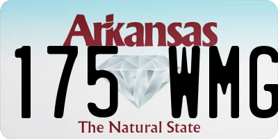 AR license plate 175WMG
