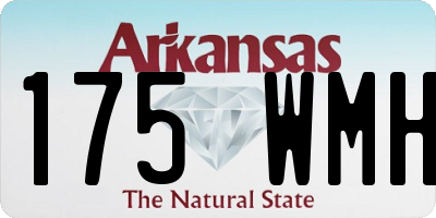 AR license plate 175WMH