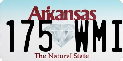 AR license plate 175WMI
