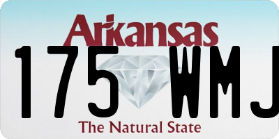 AR license plate 175WMJ