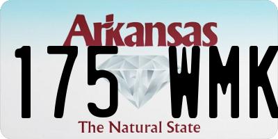 AR license plate 175WMK