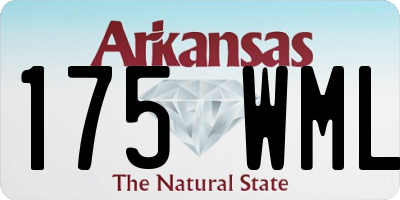 AR license plate 175WML