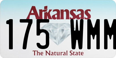 AR license plate 175WMM