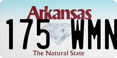 AR license plate 175WMN