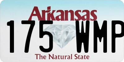 AR license plate 175WMP