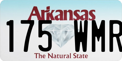 AR license plate 175WMR