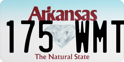 AR license plate 175WMT
