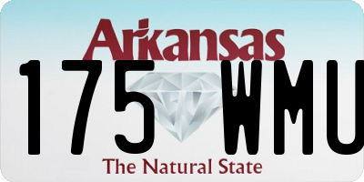 AR license plate 175WMU