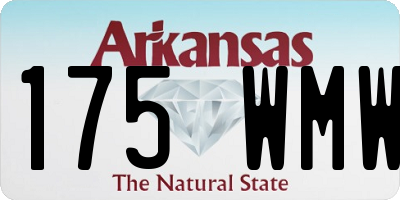 AR license plate 175WMW