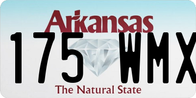 AR license plate 175WMX