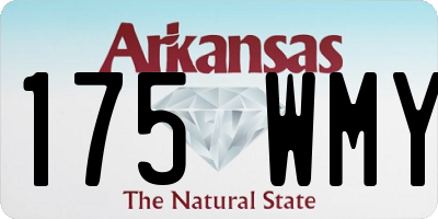 AR license plate 175WMY