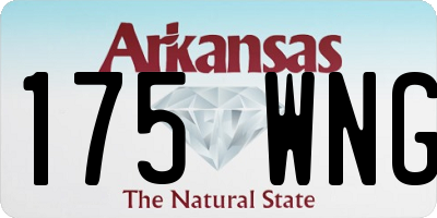 AR license plate 175WNG