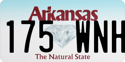 AR license plate 175WNH