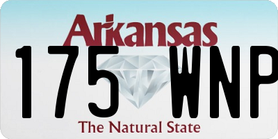 AR license plate 175WNP