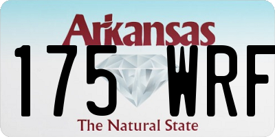 AR license plate 175WRF