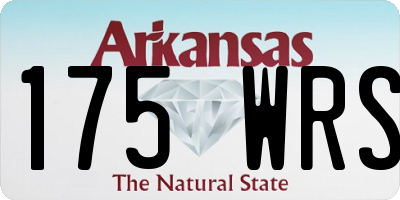 AR license plate 175WRS