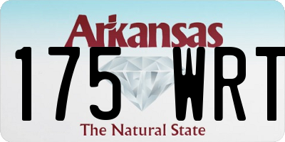 AR license plate 175WRT