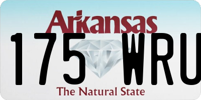 AR license plate 175WRU
