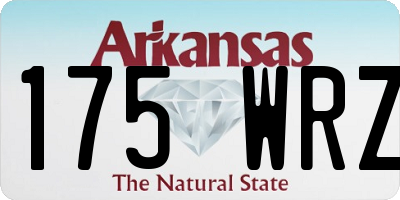 AR license plate 175WRZ